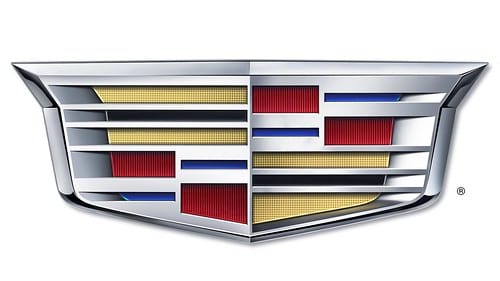 Cadillac Logo against white background