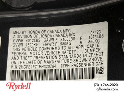 2023 Honda Civic Sedan EX