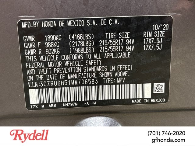 2021 Honda HR-V EX