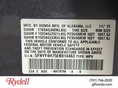 2014 Honda Pilot EX-L