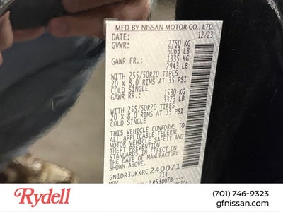 2024 Nissan Pathfinder Platinum