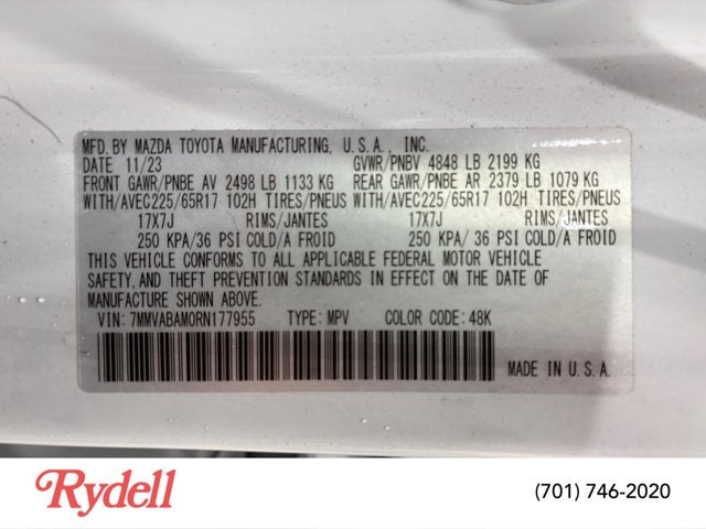 2024 Mazda Mazda CX-50 2.5 S Select Package
