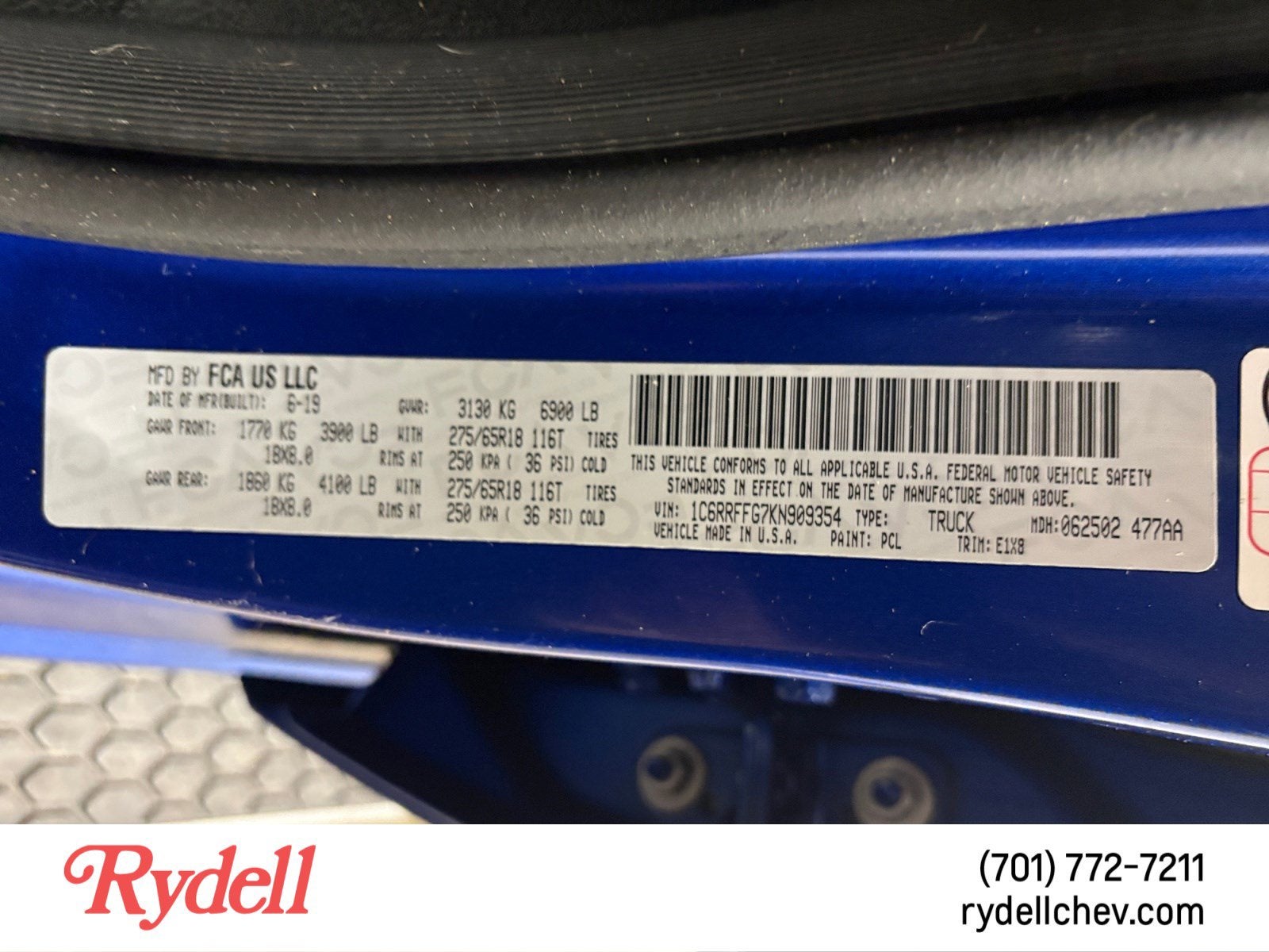 2019 RAM 1500 Big Horn/Lone Star Crew Cab 4x4 5'7" Box