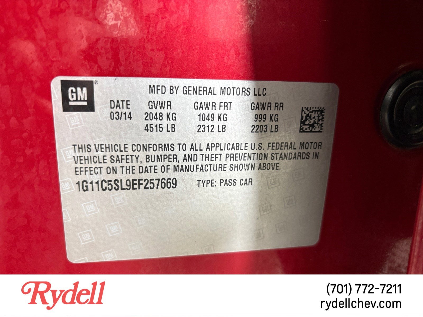 2014 Chevrolet Malibu LT