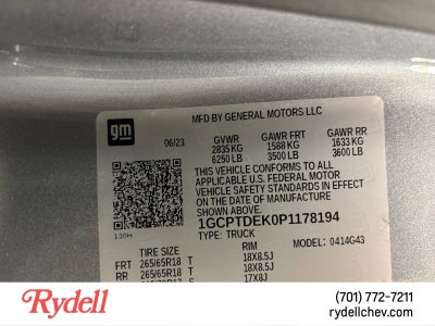 2023 Chevrolet Colorado Z71