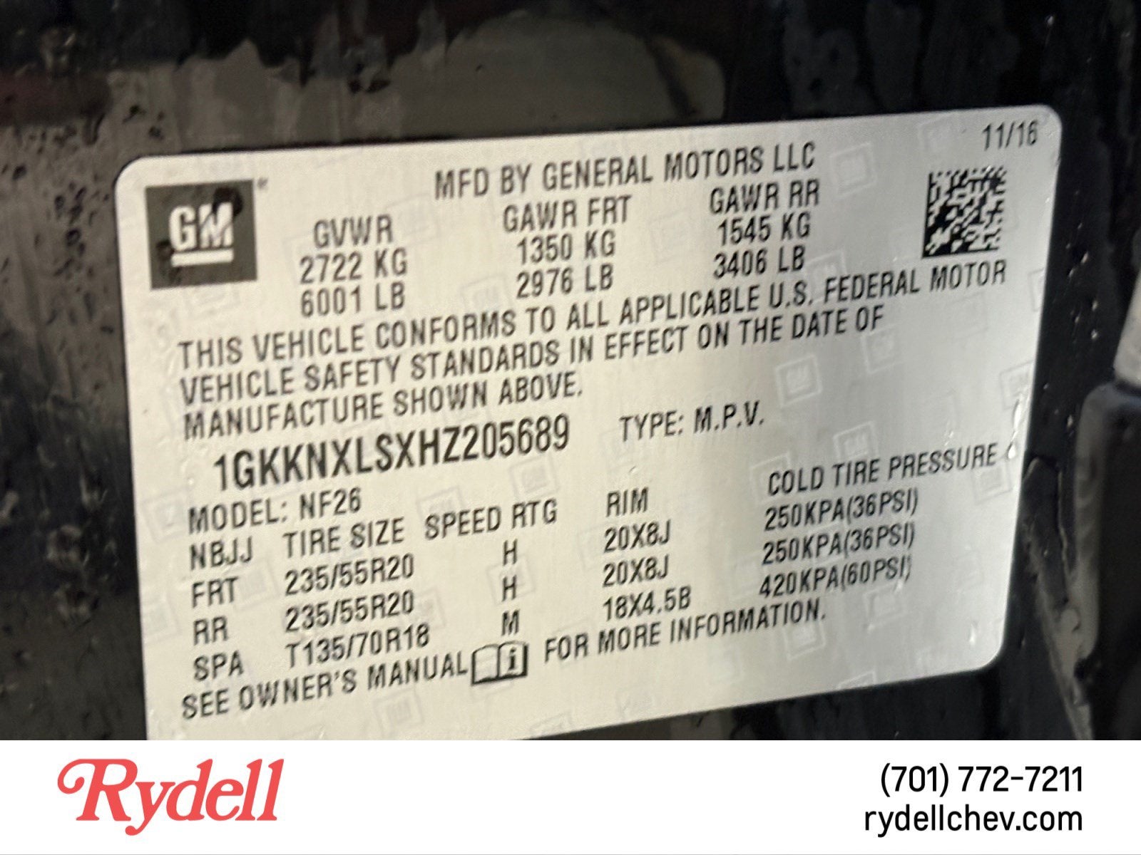 2017 GMC Acadia Denali