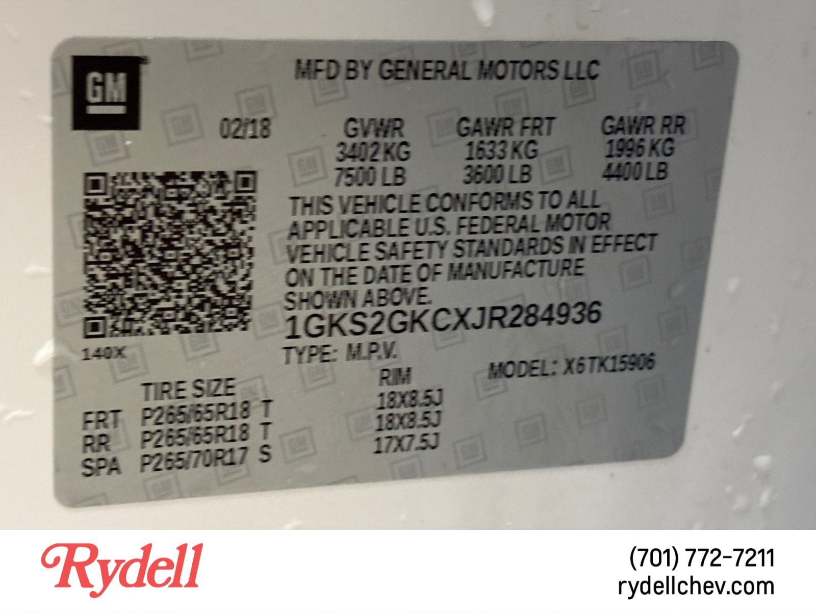 2018 GMC Yukon XL SLT