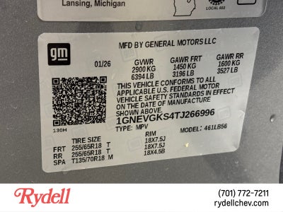 2026 Chevrolet Traverse LT