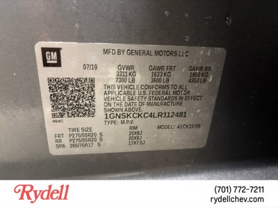 2020 Chevrolet Tahoe Premier