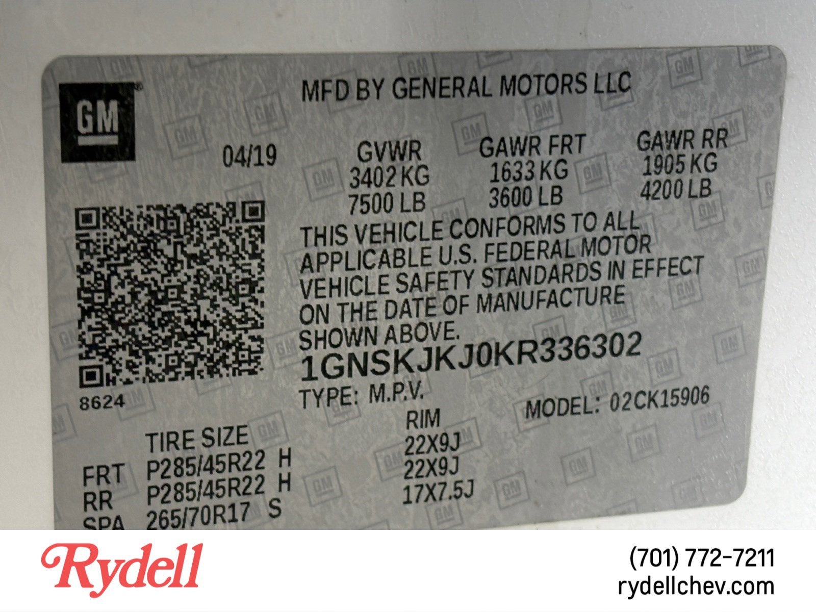 2019 Chevrolet Suburban Premier