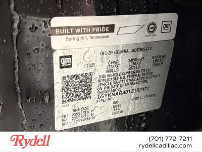 2026 Cadillac XT5 Luxury