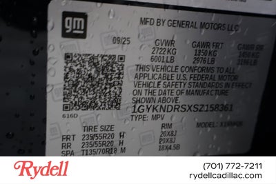 2025 Cadillac XT5 Premium Luxury