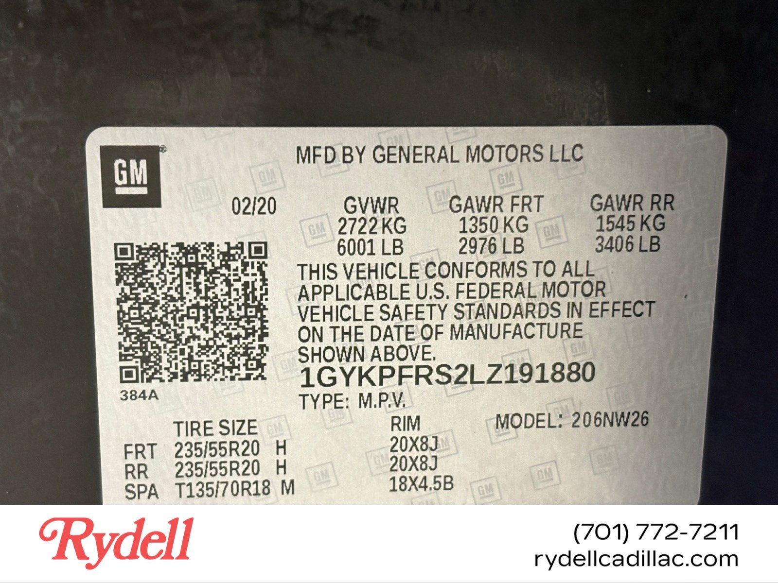 2020 Cadillac XT6 Premium Luxury