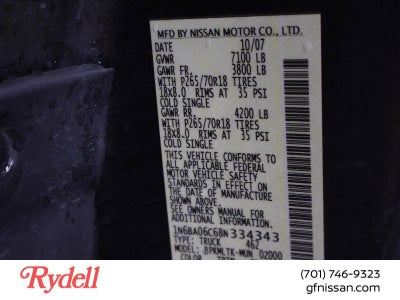 2008 Nissan Titan SE