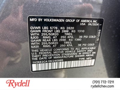 2024 Volkswagen Atlas Cross Sport 2.0T SE w/Technology