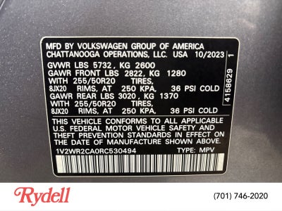 2024 Volkswagen Atlas 2.0T SE w/Technology