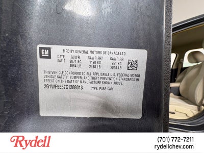 2012 Chevrolet Impala LS Fleet