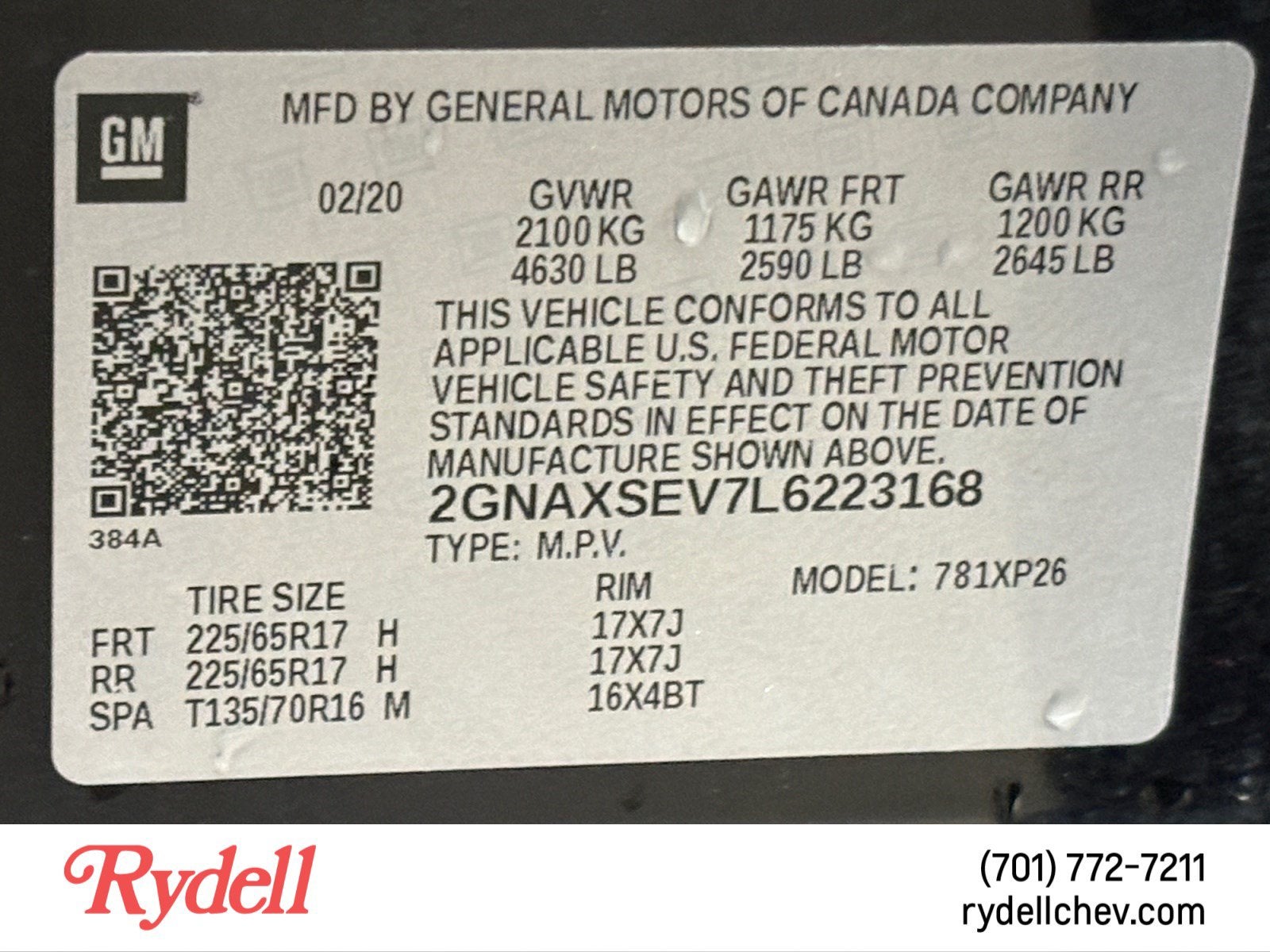 2020 Chevrolet Equinox LS