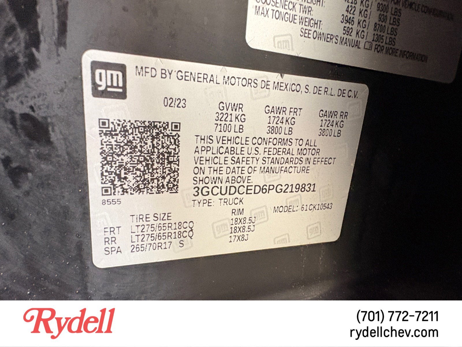 2023 Chevrolet Silverado 1500 Custom Trail Boss