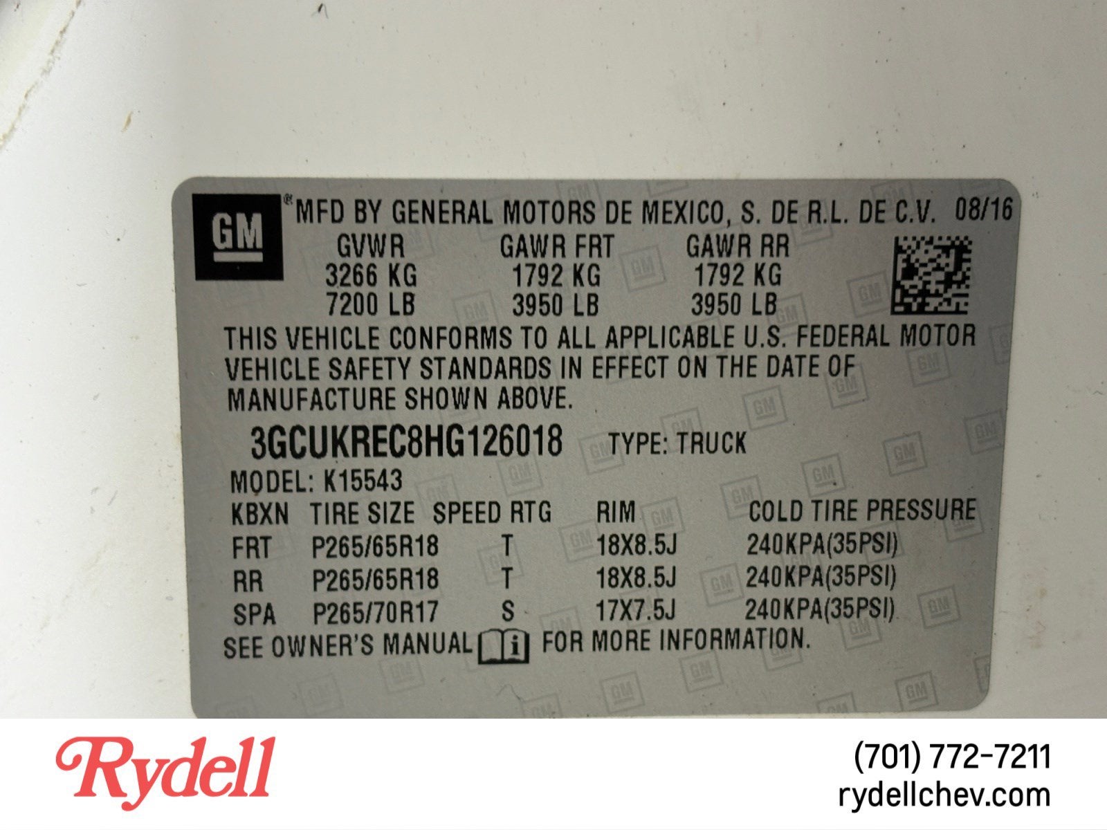 2017 Chevrolet Silverado 1500 LT