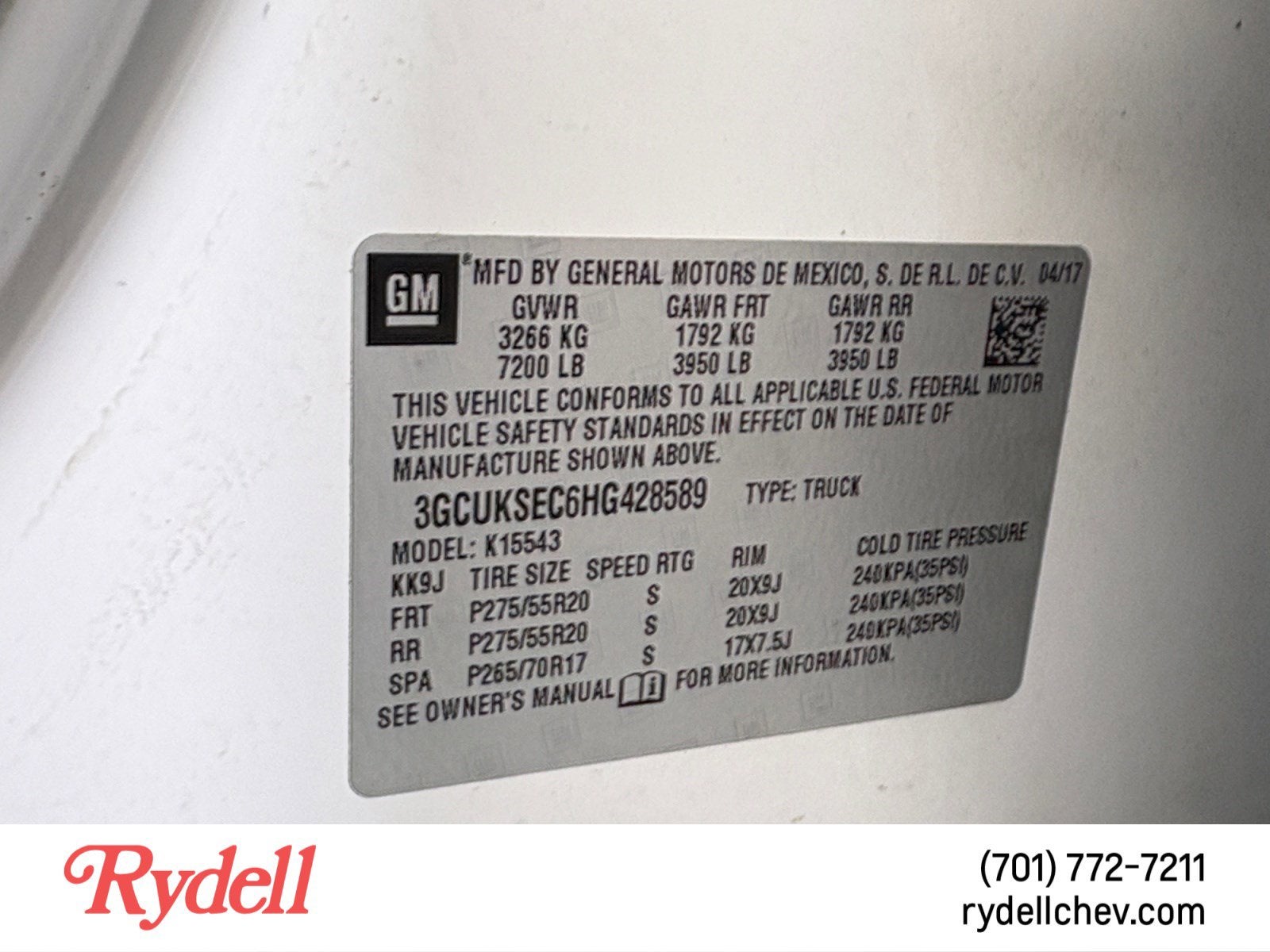 2017 Chevrolet Silverado 1500 LTZ