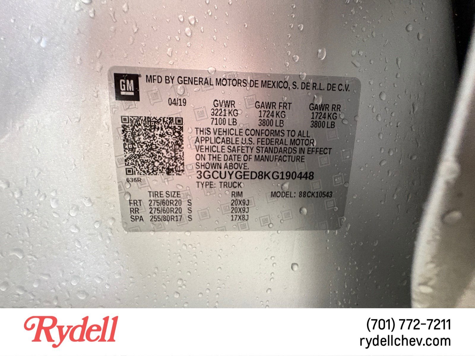 2019 Chevrolet Silverado 1500 LTZ