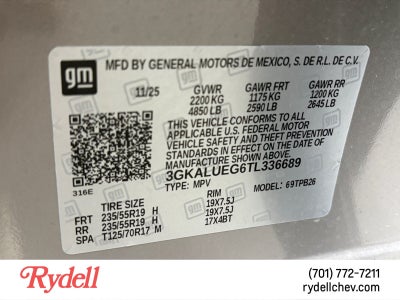 2026 GMC Terrain Elevation