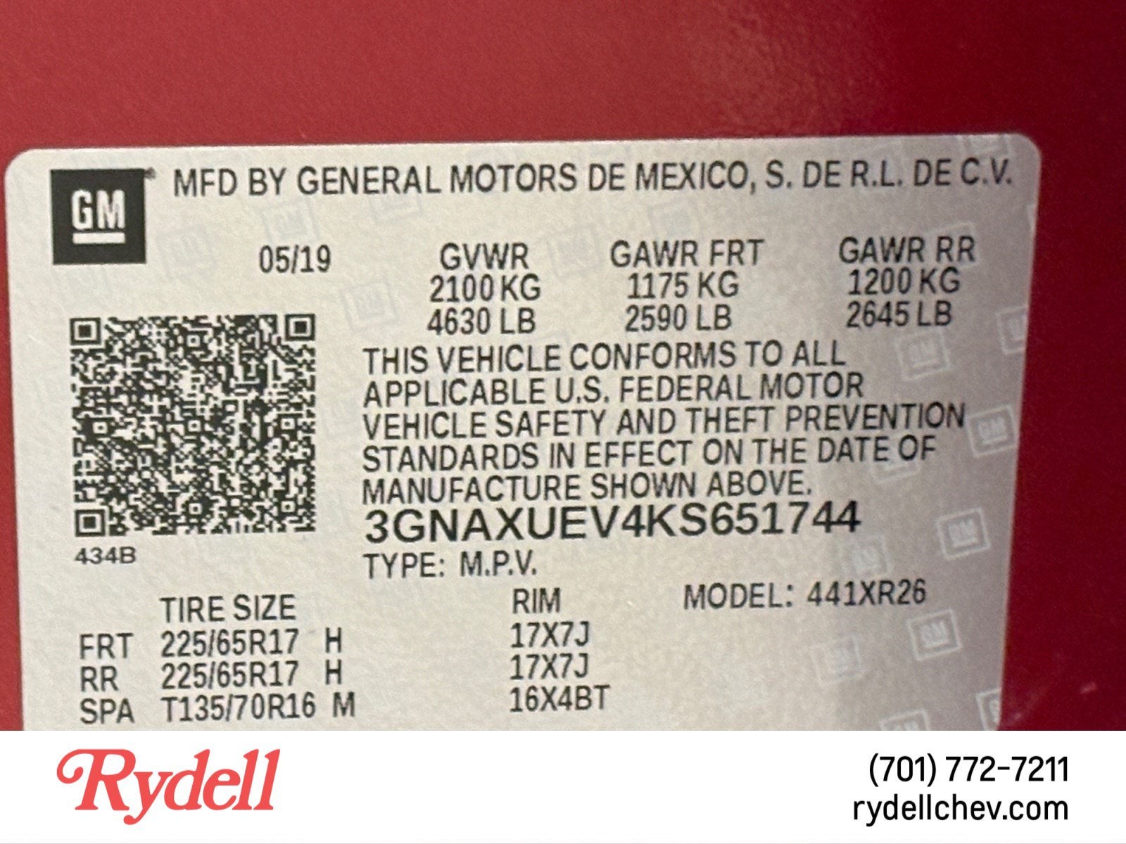 2019 Chevrolet Equinox LT