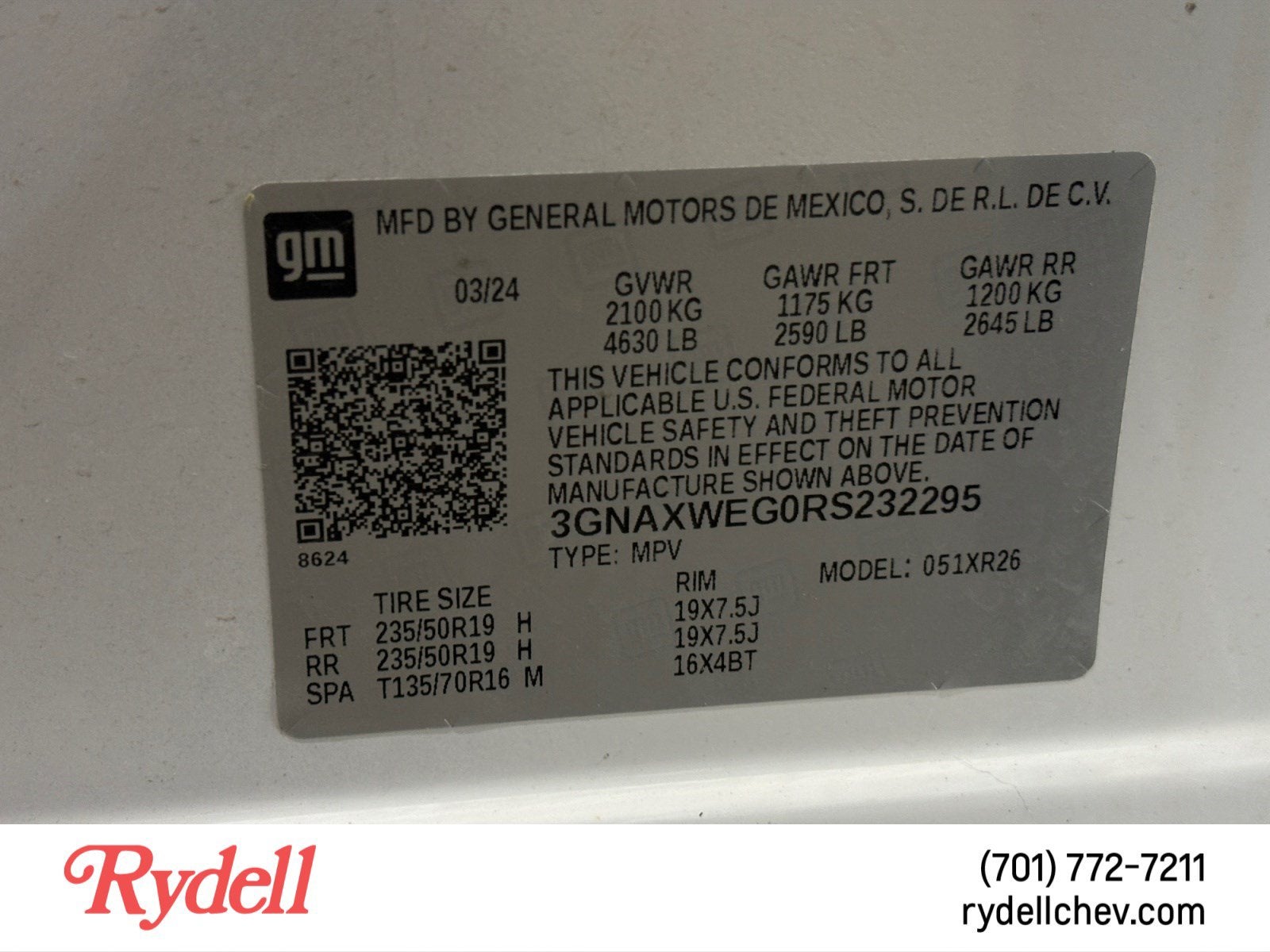 2024 Chevrolet Equinox RS