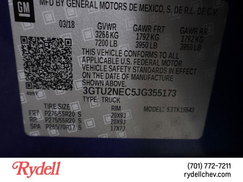 2018 GMC Sierra 1500 SLT