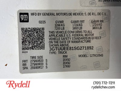 2025 GMC Sierra 1500 AT4