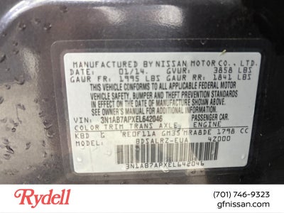 2014 Nissan Sentra SR