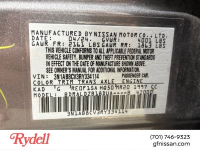 2024 Nissan Sentra SV