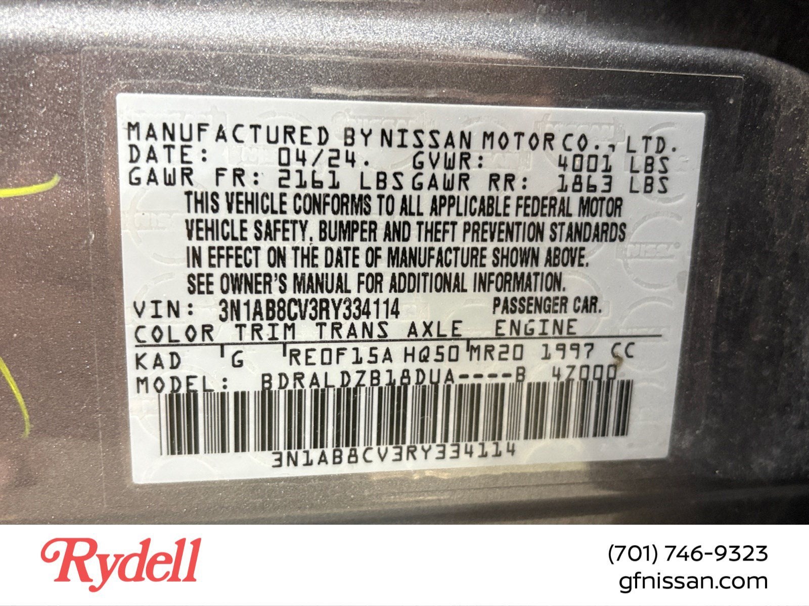 2024 Nissan Sentra SV