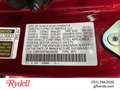2022 Honda CR-V Hybrid Touring