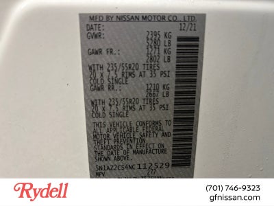 2022 Nissan Murano SL Intelligent AWD