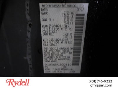 2023 Nissan Pathfinder Platinum