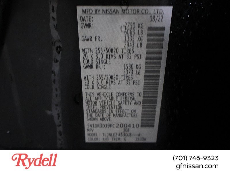 2023 Nissan Pathfinder Platinum