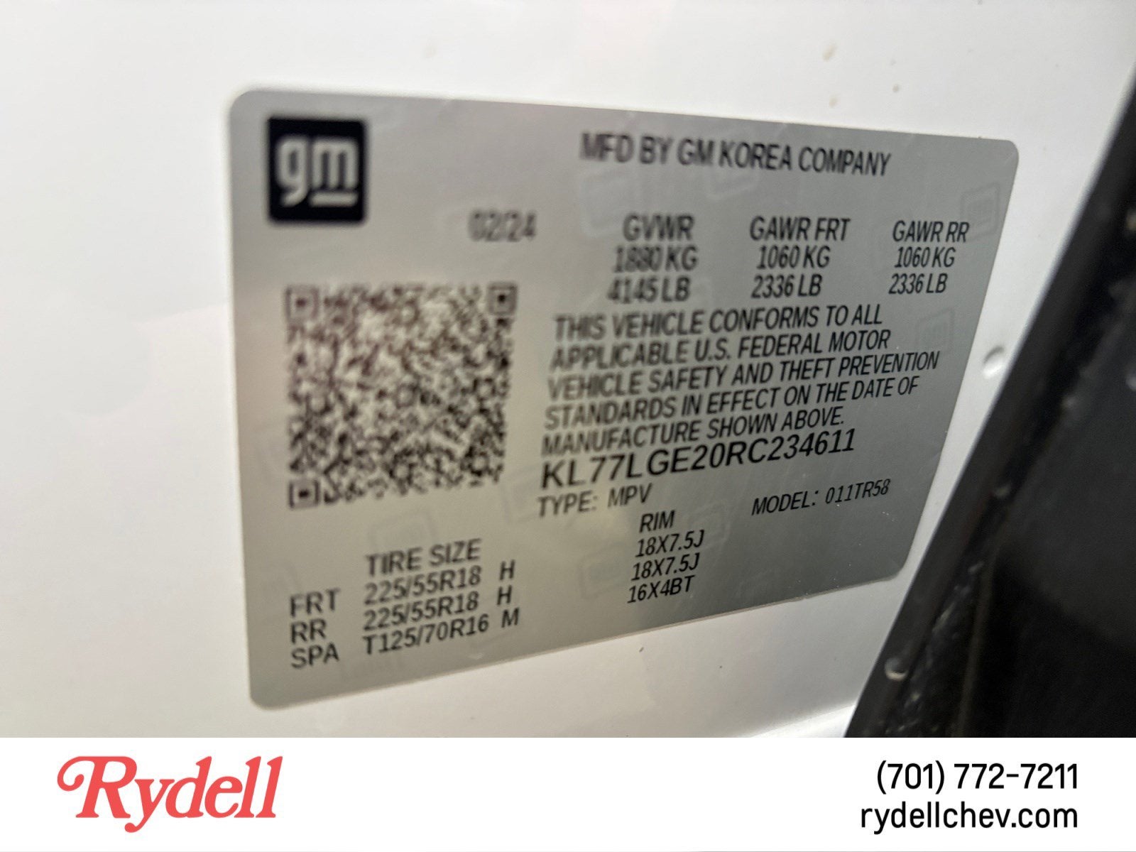 2024 Chevrolet Trax 1RS