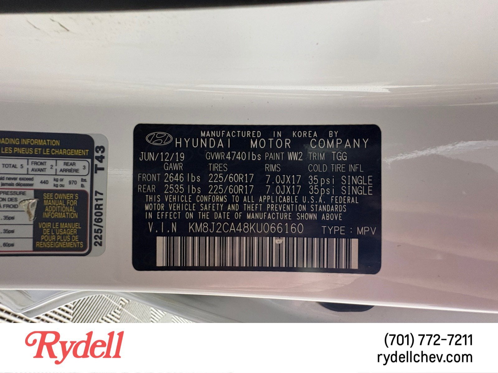 2019 Hyundai Tucson SE